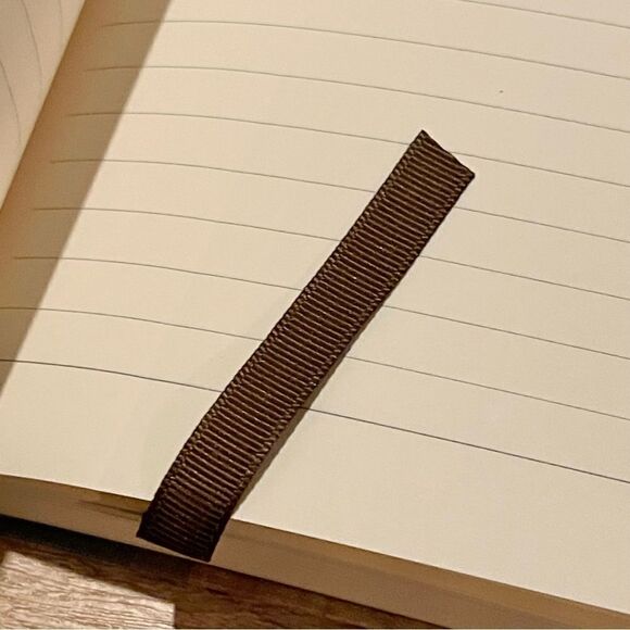 PaperLuxe Abstract Soft Canvas Soft Notes Ribbon Bookmarker Acid-Free Notebook - Picture 9 of 14